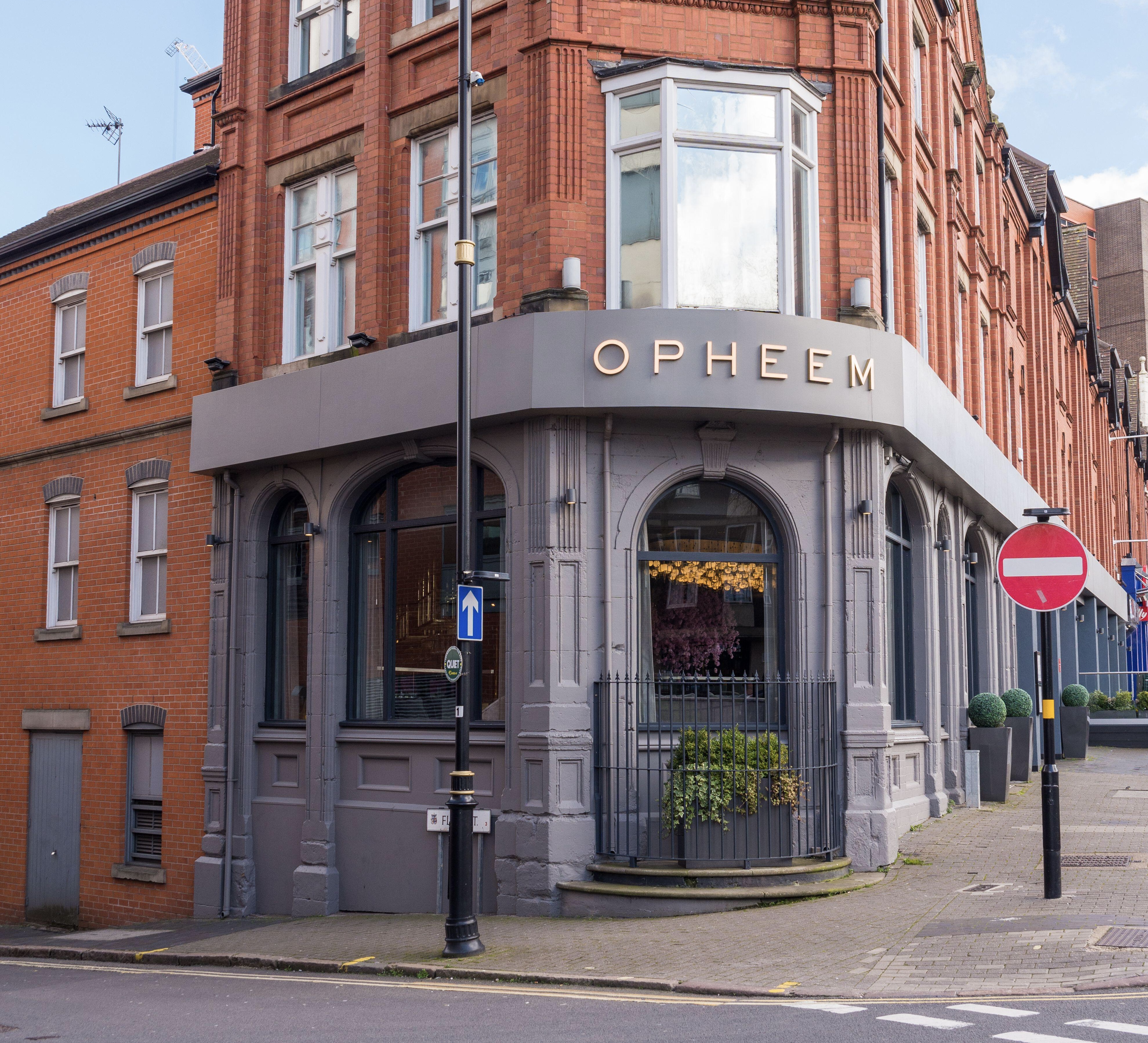 Opheem michelin starred high end indian restaurant run by Aktar Islam in Birmingham, UK